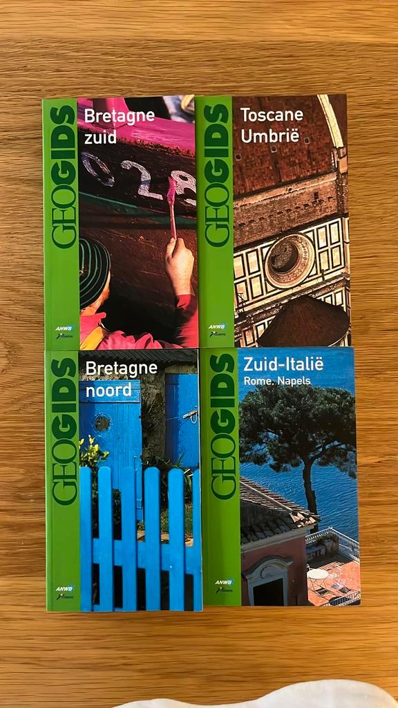 4 reisgidsen uit de ANWB Geogids-reeks, Boeken, Reisgidsen, Zo goed als nieuw, ANWB, Ophalen of Verzenden