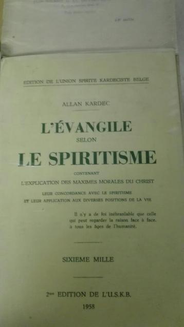 L'évangile selon le spiritisme par Allan Kardec beschikbaar voor biedingen
