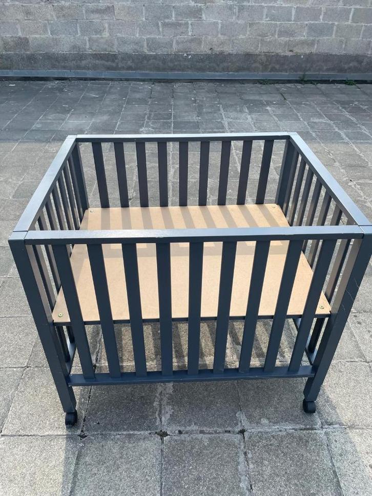 Pericles Park Amy Moon grey + matras, Kinderen en Baby's, Babyparken, Gebruikt, Rechthoekig, In hoogte verstelbaar, Wieltjes, Ophalen