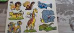 Houten puzzel van wilde dieren + auto, Ophalen of Verzenden, Zo goed als nieuw