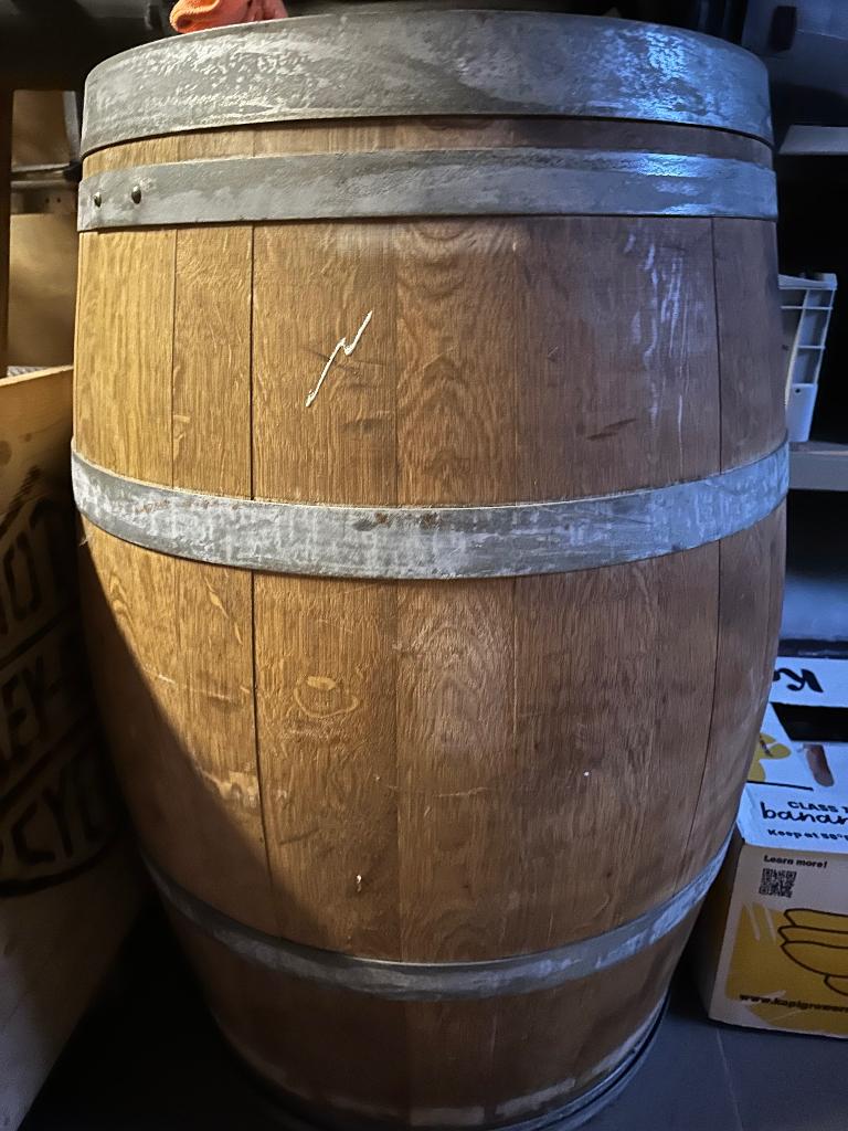 Eiken vaten, Tuin en Terras, Bloembakken en Plantenbakken, Nieuw, Hout, Binnen, Balkon, Tuin, 60 cm of meer, 60 tot 100 cm, Rond