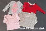 Longsleeves meisjes maat 74. 1 euro stuk, Kinderen en Baby's, Ophalen of Verzenden, Gebruikt
