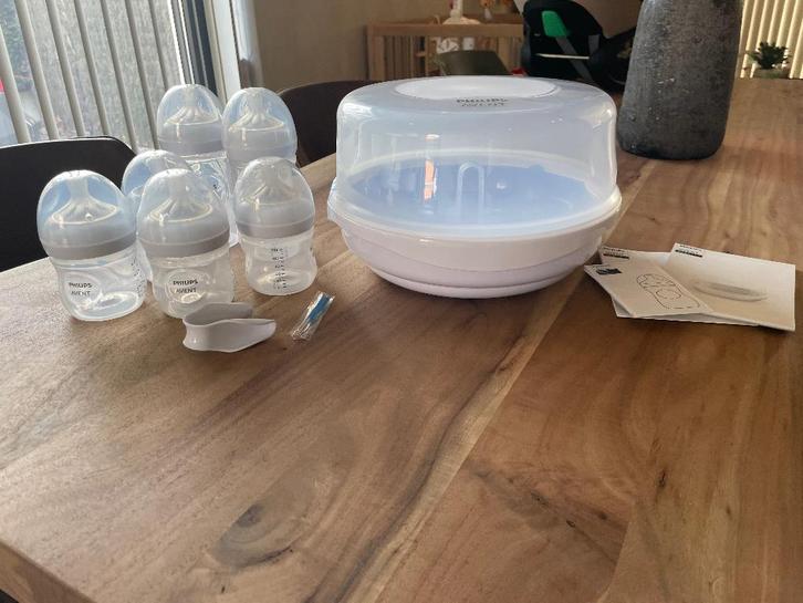 Philips Avent babyflesjes + sterilisator, Kinderen en Baby's, Babyvoeding en Toebehoren, Nieuw, Flessen- of potjesverwarmer, Ophalen of Verzenden