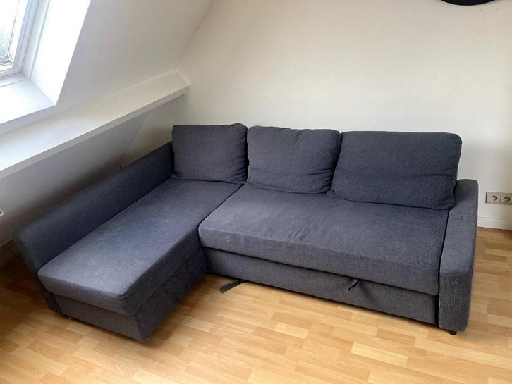 FRIHETEN IKEA Zetel, Huis en Inrichting, Zetels | Zetels, Gebruikt, Hoekbank, Tweepersoons, 150 tot 200 cm, 125 tot 150 cm, Stof