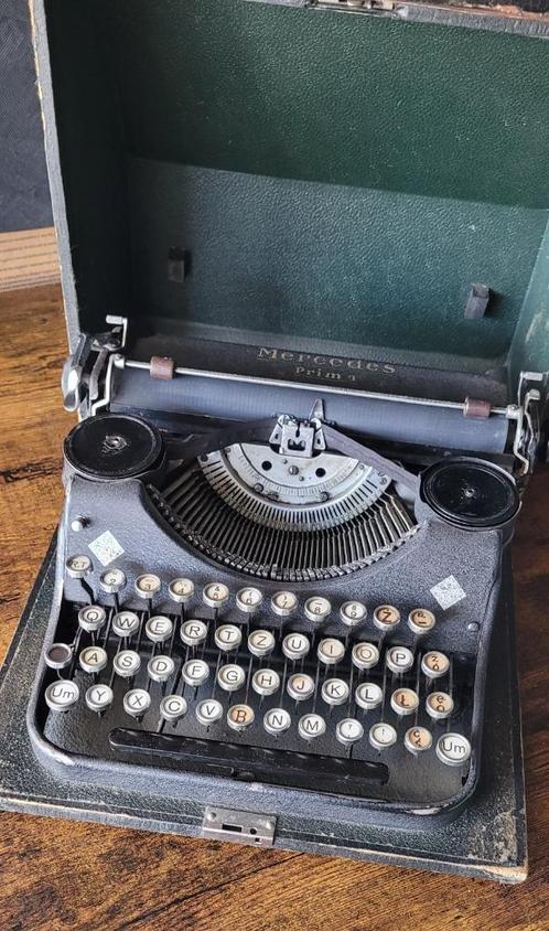 Mercedes Prima typewriter, Diversen, Typemachines, Gebruikt, Ophalen of Verzenden