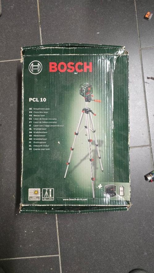 Bosch  PCL 10 Kruislijnlaserset, Doe-het-zelf en Bouw, Gereedschap | Boormachines, Gebruikt, Overige typen, Ophalen