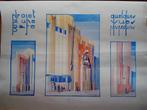 projet d'une gare SNCB - plan d'architecte Emile Delepierre, Antiquités & Art, Art | Peinture | Moderne, Enlèvement ou Envoi