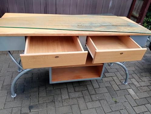 Moderne winkeltoog H 100 x B 73 x L 195, Huis en Inrichting, Bureaus, Gebruikt, Bureau, Ophalen