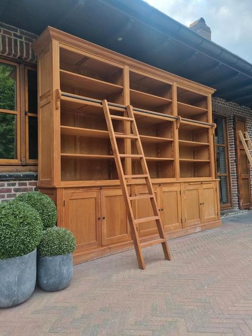 Teak xxl boekenkast/bibliotheekkast GRATIS LEVERING, Huis en Inrichting, Kasten | Boekenkasten, Zo goed als nieuw, Ophalen of Verzenden