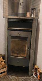 Houtgestookte Speksteenkachel, Huis en Inrichting, Kachels, Ophalen, Houtkachel, Zo goed als nieuw, Vrijstaand
