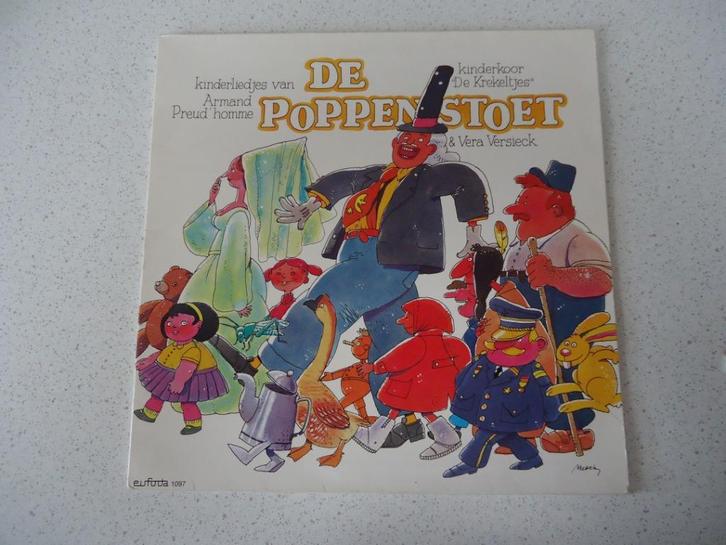 LP "De Poppenstoet" Kinderliedjes van Armand Preud'homme., Cd's en Dvd's, Vinyl | Nederlandstalig, Gebruikt, Overige genres, 12 inch