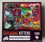 Exploding Kittens 1000 st, Ophalen, 500 t/m 1500 stukjes, Zo goed als nieuw, Legpuzzel