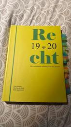 Recht 1920, Boeken, Studieboeken en Cursussen, Ophalen of Verzenden, Zo goed als nieuw