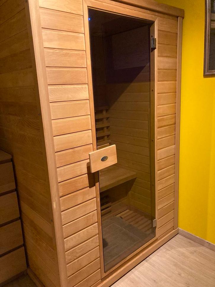 Nobel Sauna 130 infraroodcabine, Sport en Fitness, Sauna, Zo goed als nieuw, Ophalen