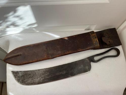 WW2 rare machette anglaise GMP forgée une pièce, Verzamelen, Militaria | Tweede Wereldoorlog, Landmacht, Mes of Dolk, Verzenden