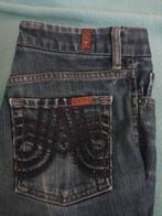 7 For All Mankind Jeans Flare A Pocket Sapphire embroidery, Blauw, Ophalen of Verzenden, W27 (confectie 34) of kleiner, Gedragen