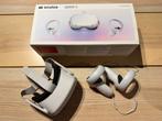 Casque VR Oculus Quest 2 + étui de transport officiel, Games en Spelcomputers, Ophalen of Verzenden, Zo goed als nieuw, Pc
