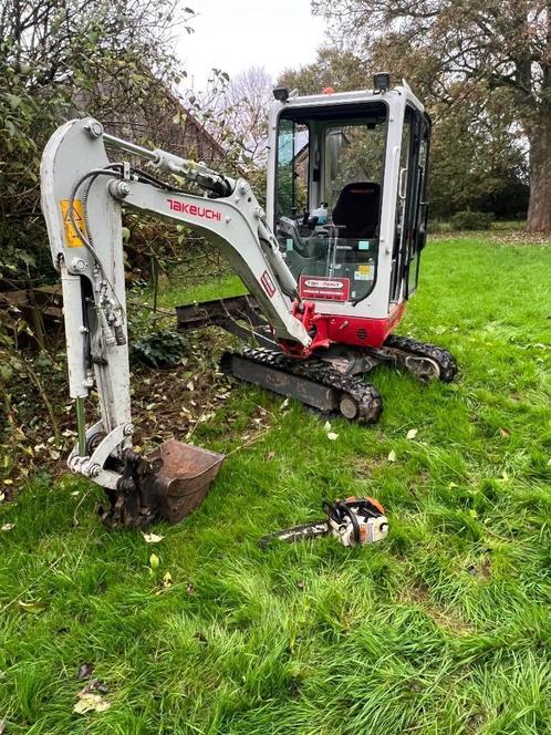 Tuinenleuckx minitractor werktuigen kraan & chauffeur tehuur, Doe-het-zelf en Bouw, Gereedschap | Freesmachines, Ophalen
