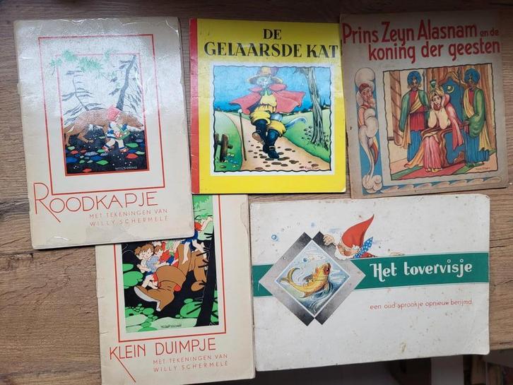 Oude kinder- en sprookjesboeken, Boeken, Kinderboeken | Jeugd | 10 tot 12 jaar, Gelezen, Ophalen of Verzenden