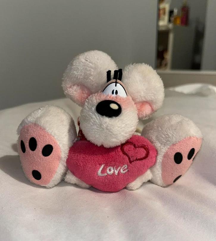 Diddl knuffeltje “Love”, Verzamelen, Diddl, Knuffel, Diddl, Ophalen of Verzenden