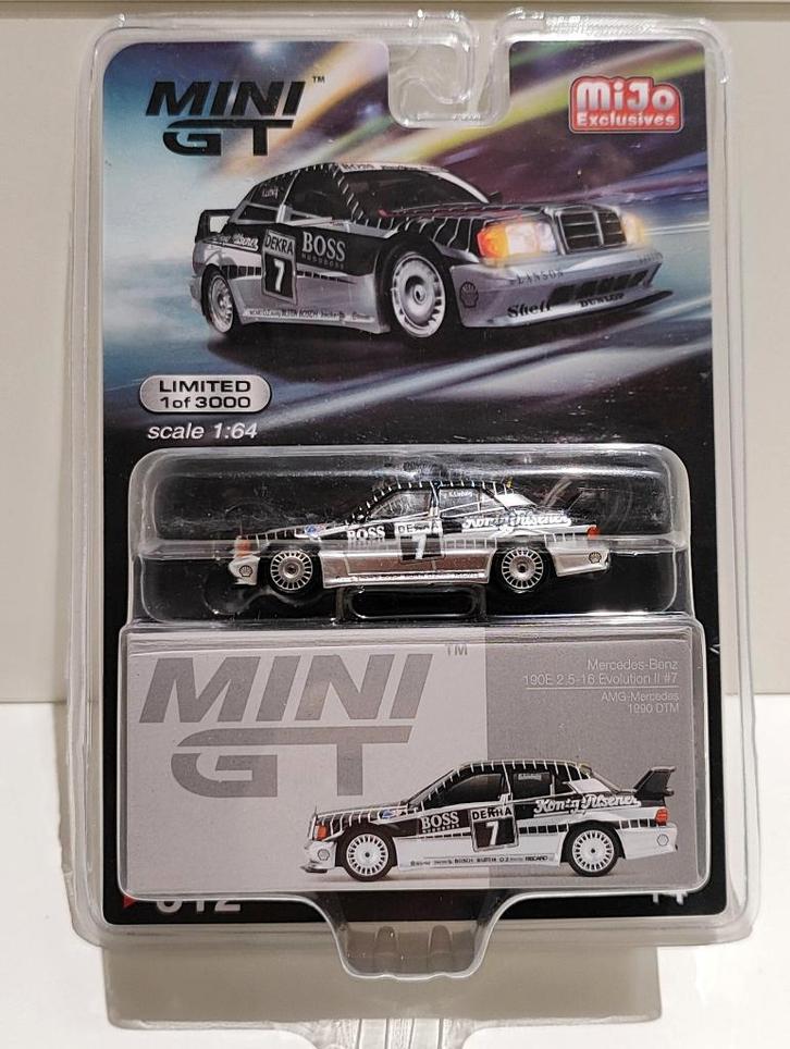Mini GT DTM Mercedes 190E Evo 1990 Klaus Ludwig Limited Ed., Hobby en Vrije tijd, Modelauto's | Overige schalen, Ophalen of Verzenden