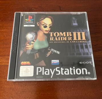 Jeu PlayStation 1 TomB Raider 3, Enlèvement, Comme neuf