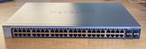 Netgear GS748T Switch 48 ports Gigabit / 4 ports SFP L2 New, Computers en Software, Netwerk switches, Nieuw, Ophalen of Verzenden