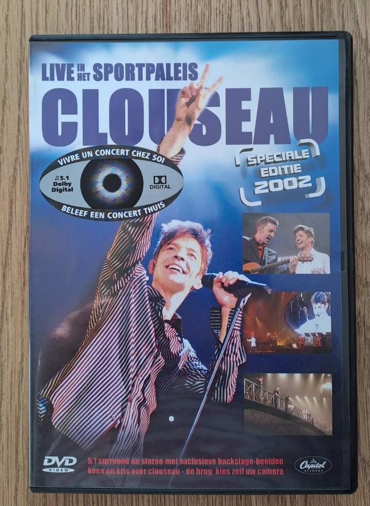 DVD - Clouseau Live In Het Sportpaleis 2002, Cd's en Dvd's, Dvd's | Muziek en Concerten, Zo goed als nieuw, Muziek en Concerten