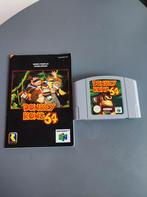 Donkey Kong 64 + Nintendo 64-handleiding, Games en Spelcomputers, Ophalen of Verzenden, Gebruikt