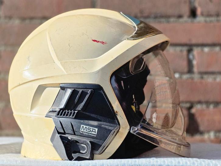 Casque pompier Msa F1xF, Collections, Objets militaires | Général, Enlèvement ou Envoi