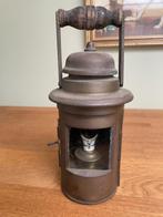 Antieke maritieme olielamp, Antiek en Kunst, Ophalen of Verzenden, Koper