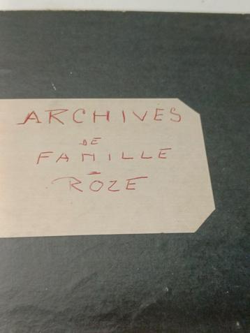 heemkunde stamboom familie archief ROZE beschikbaar voor biedingen