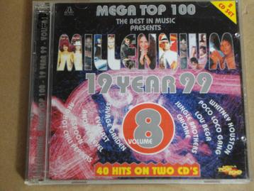 2CD Millennium Top 100. 1999/8 RHCP/BLUR/LENNY KRAVITZ 2CD beschikbaar voor biedingen