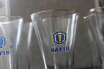 Safir flutglas fluitjesglas 6 stuks, Verzamelen, Biermerken, Overige merken, Glas of Glazen, Gebruikt, Ophalen