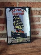 Captain Norton  finest Caribbean rum spiegel, Verzamelen, Ophalen of Verzenden, Gebruikt