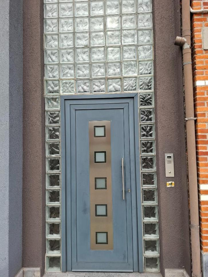 Kwadro aluminium buitendeur, Doe-het-zelf en Bouw, Deuren en Vliegenramen, Gebruikt, Buitendeur, 215 cm of meer, 100 tot 120 cm