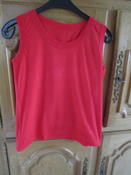 T-shirt taille 44, Vêtements | Femmes, T-shirts, Porté, Taille 42/44 (L), Rouge, Sans manches, Enlèvement ou Envoi