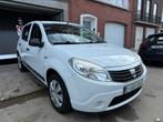 Dacia sandero 1.2benzine gekeurd 2009, Auto's, Voorwielaandrijving, Isofix, Stof, Zwart