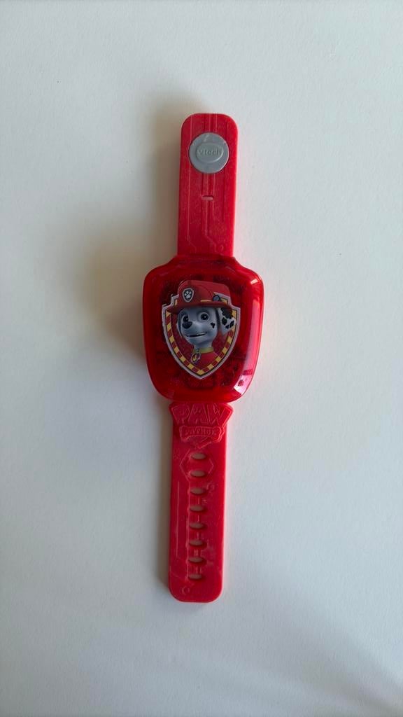 Paw patrol v-tech horloge, Handtassen en Accessoires, Horloges | Kinderen, Zo goed als nieuw, Ophalen