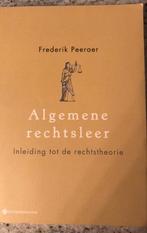 Algemene rechtsleer. Inleiding tot de rechtstheorie, Ophalen of Verzenden, Gelezen, Frederik Peeraer