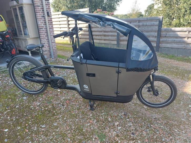 Carqon Classic, elektrische bakfiets met deur, Fietsen en Brommers, Fietsen | Bakfietsen, Zo goed als nieuw, Overige merken, 2 kinderen