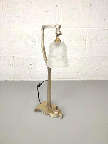 Antieke art deco bureaulamp beschikbaar voor biedingen