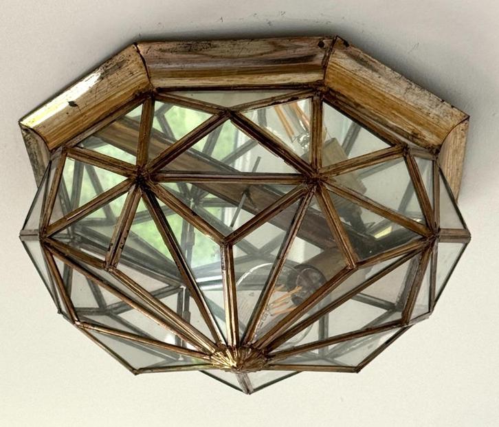Plafondlamp 1960 - Zuid-Spanje, Antiek en Kunst, Antiek | Verlichting, Ophalen of Verzenden