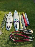 windsurf set, Sports nautiques & Bateaux, Planche à voile, Comme neuf, 5 à 7 m², Avec aileron(s), Ensemble complet