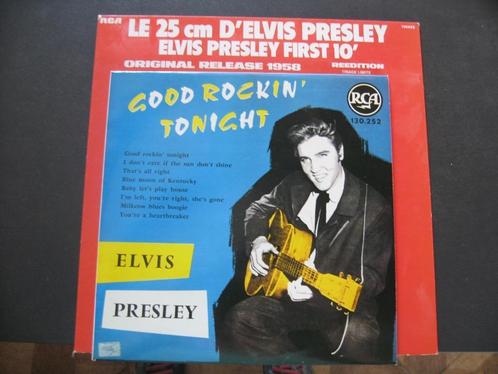 Elvis Presley Good Rockin'Tonight 25 cm van Franse makelij, Cd's en Dvd's, Vinyl | Rock, Gebruikt, Poprock, 10 inch, Ophalen of Verzenden