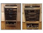 Technics of Philips stereo set in rack zie info, Audio, Tv en Foto, Philips, Cassettedeck, Ophalen