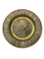 Plaque en Bronze du 19ème Siècle - Scène de Combat, Antiquités & Art, Antiquités | Bronze & Cuivre, Bronze, Enlèvement ou Envoi