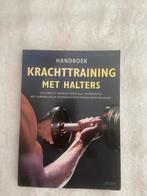 Halters + gewichten + boekje + bank, Sport en Fitness, Fitnessmaterialen, Ophalen, Zo goed als nieuw, Buik, Halterset