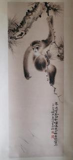 Peinture à l'encre sur rouleau - Gao Qifeng (1889—1933), Antiquités & Art, Enlèvement ou Envoi