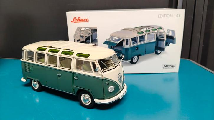 Schuco VW T1 Samba 1:18 (in originele verpakking), Hobby en Vrije tijd, Modelauto's | 1:18, Nieuw, Auto, Overige merken, Ophalen